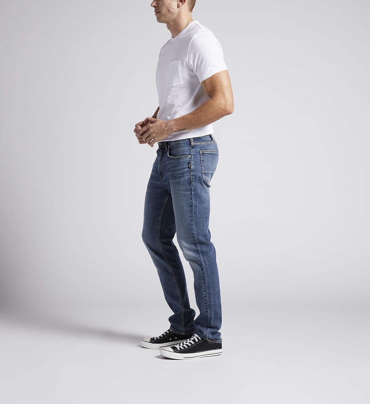 Kenaston Slim Fit Slim Leg Jeans, , hi-res image number 2