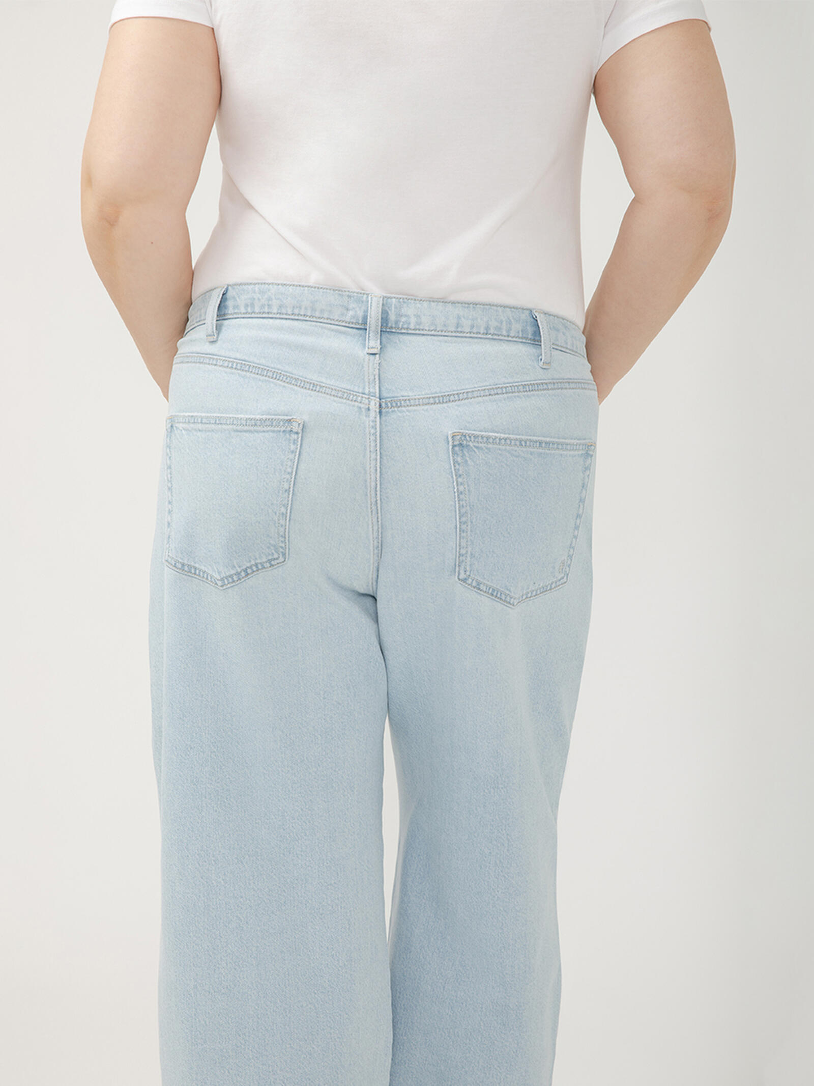 Buy Be Easy Straight Leg Drawstring Jeans Plus Size for USD 51.00 ...
