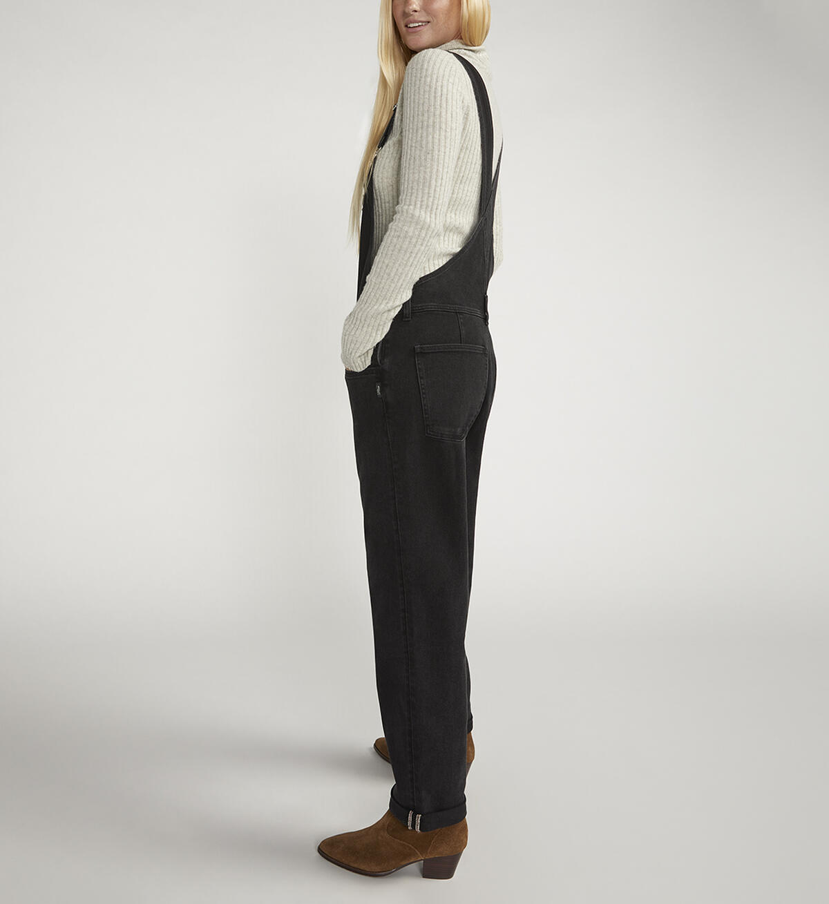 Baggy Straight Leg Overalls, , hi-res image number 2