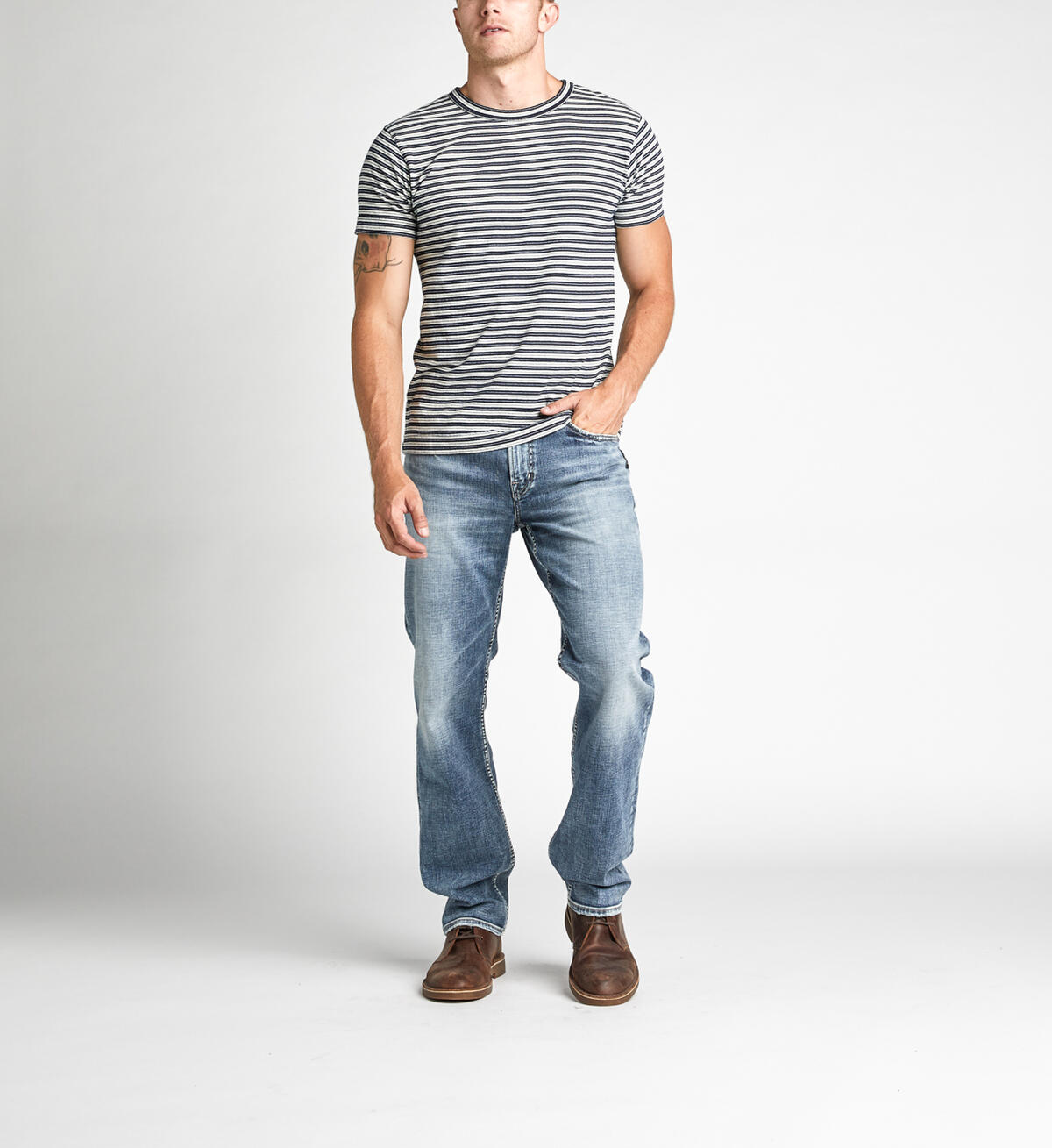 Grayson Easy Straight Jeans, , hi-res image number 0