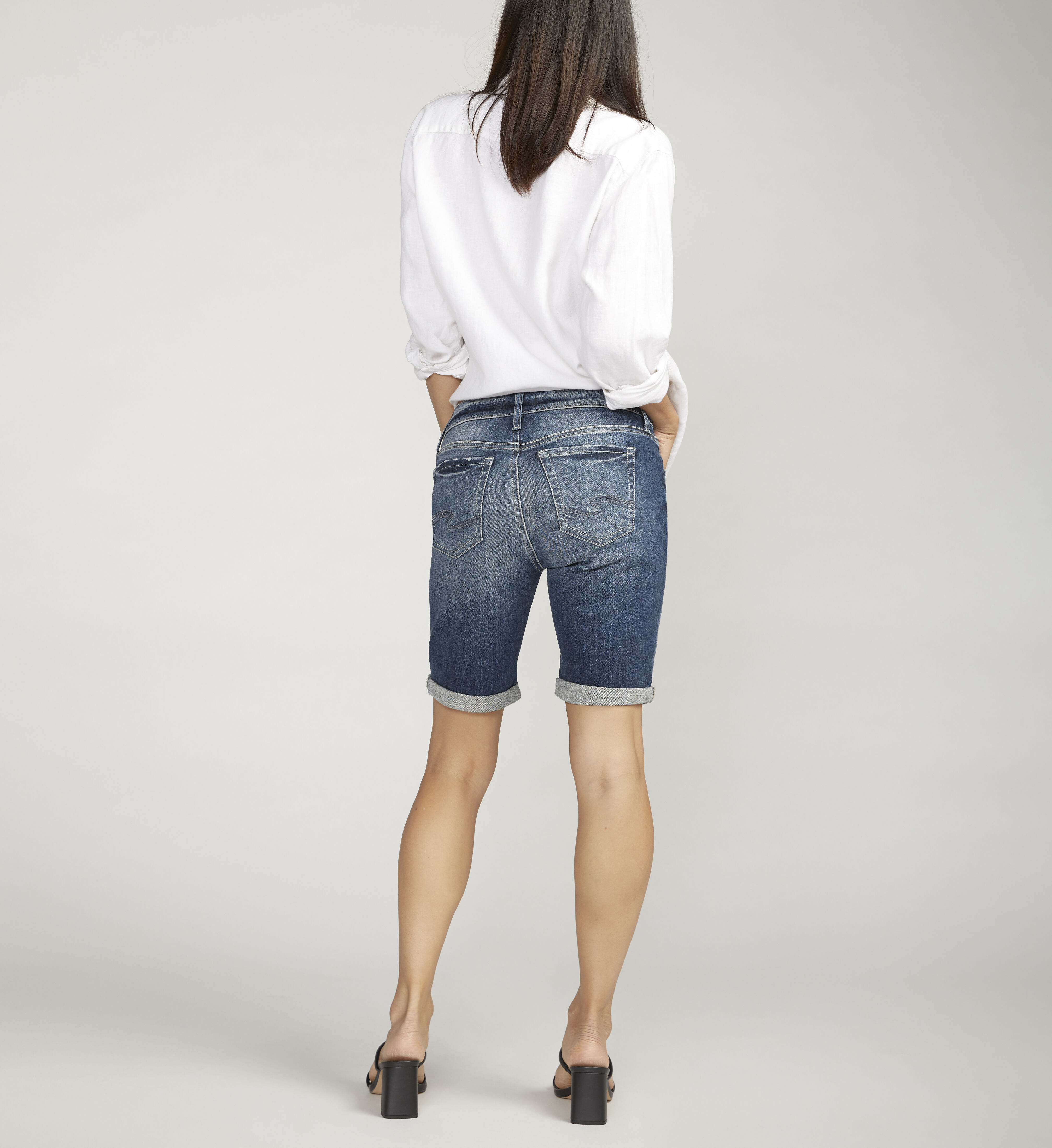 Silver jeans bermuda hot sale shorts