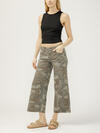 Suki Mid Rise Cropped Wide Leg  Camo Jeans image number 0