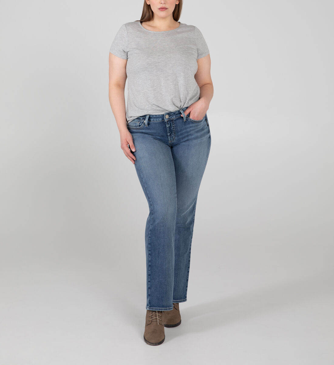 plus size silver jeans clearance