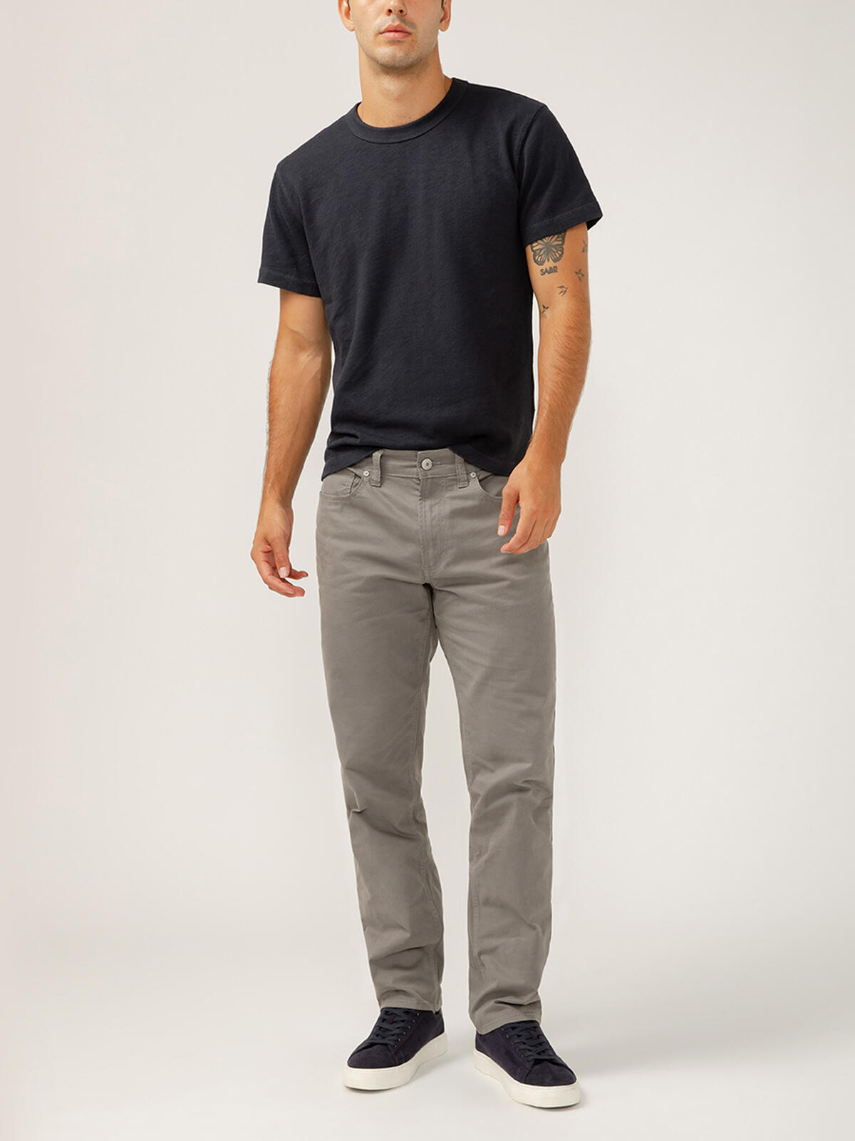 Eddie Classic Athletic Fit Tapered Leg Essential Twill Pants image number 0