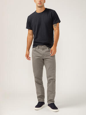 Eddie Classic Athletic Fit Tapered Leg Essential Twill Pants