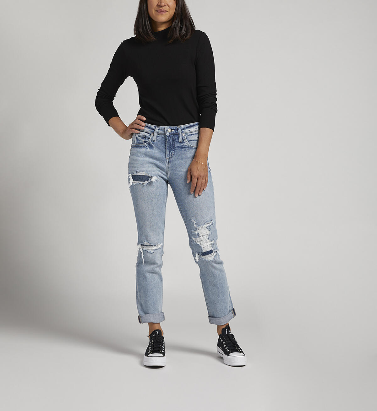 Beau Mid Rise Slim Leg Jeans, Indigo, hi-res image number 0
