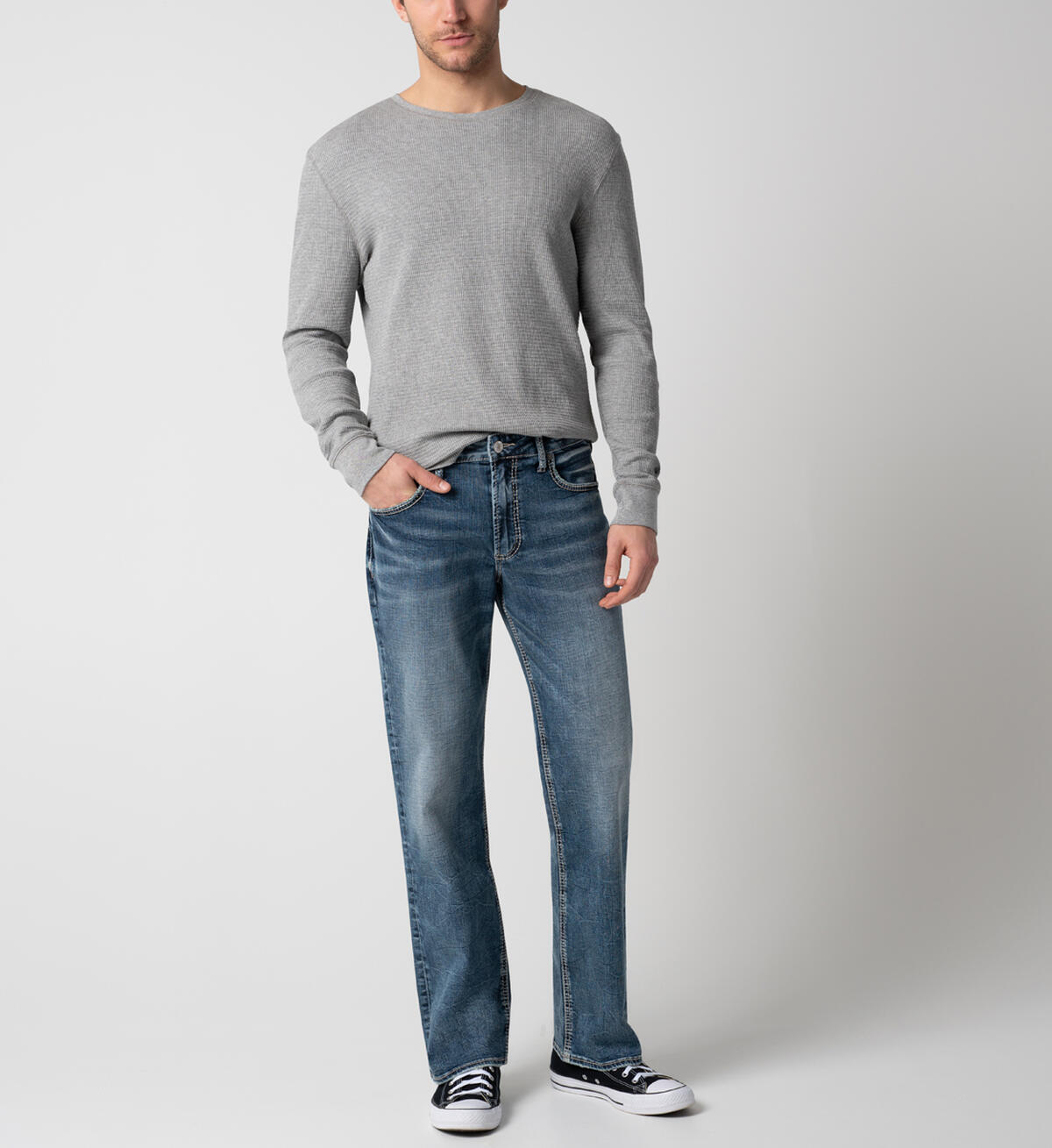 Gordie Loose Fit Straight Leg Jeans, , hi-res image number 0