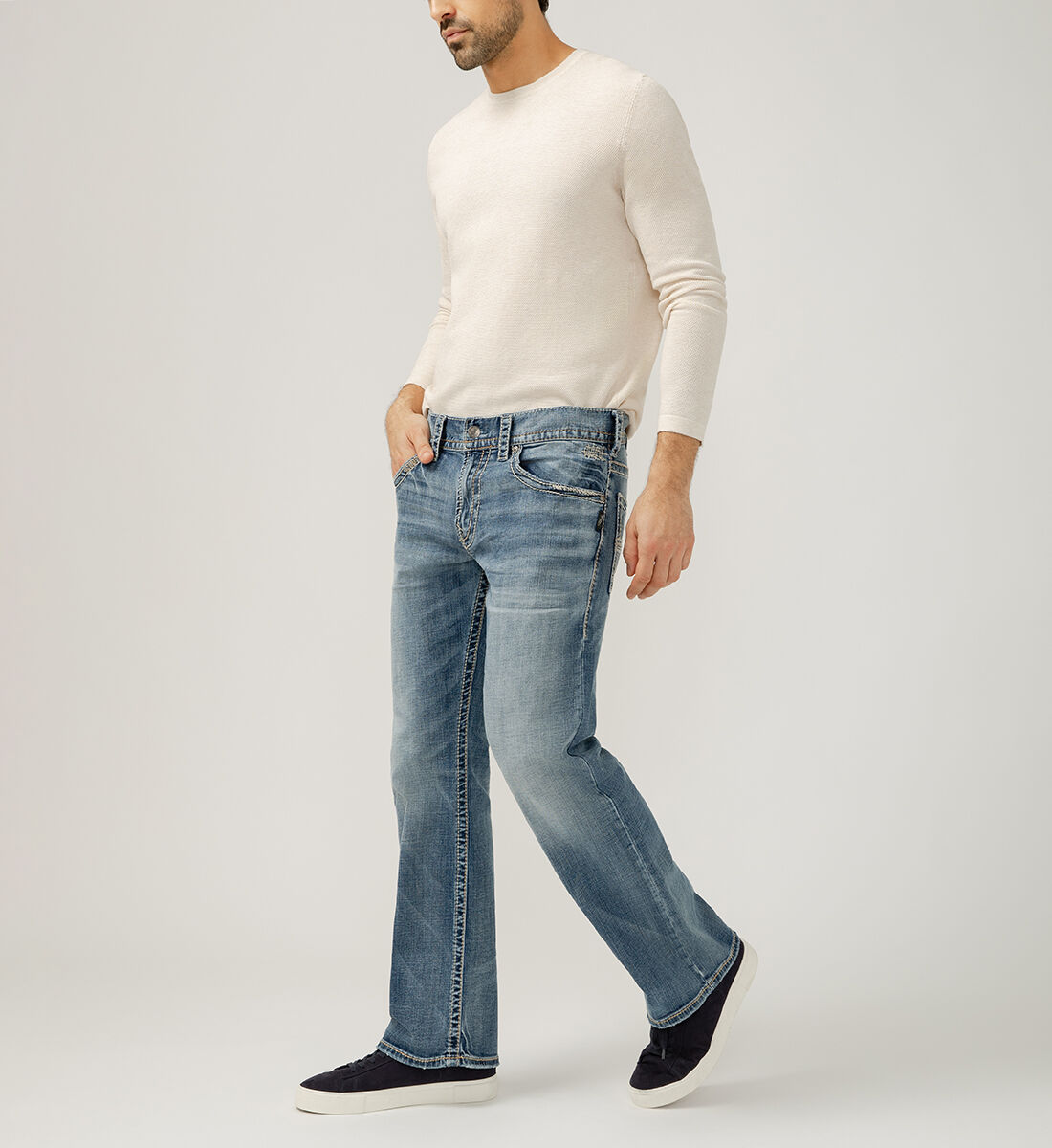 Buy Zac Relaxed Fit Straight Leg Jeans for USD 98.00