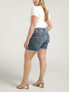 Boyfriend Mid Rise Distressed Americana Short Plus Size image number 1