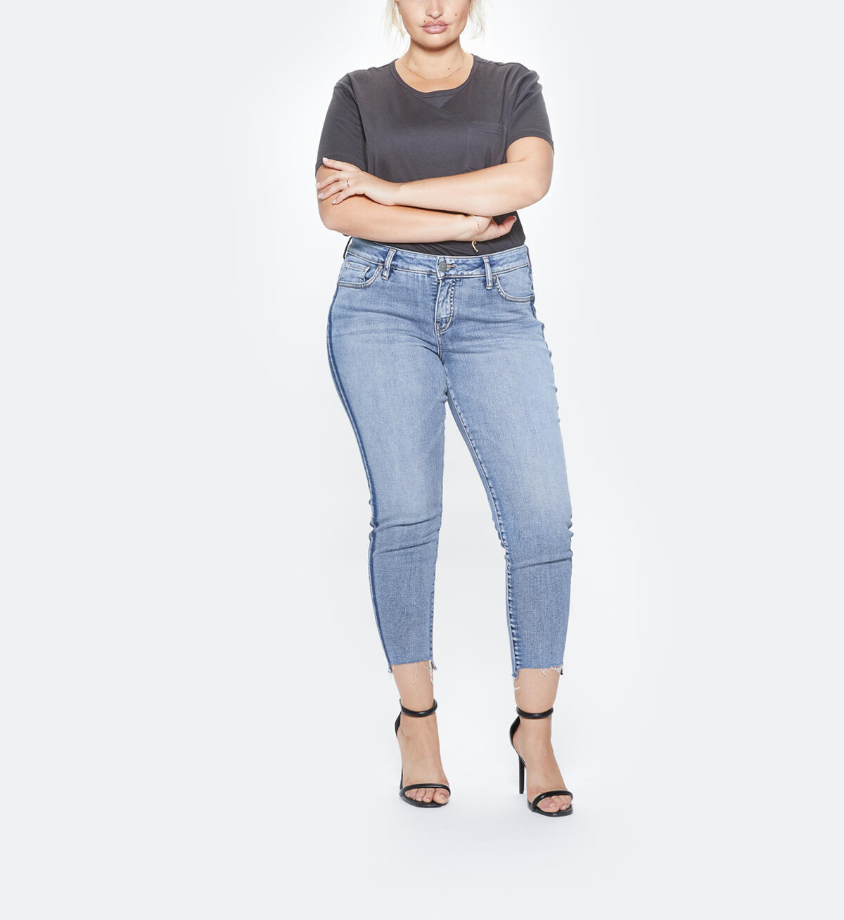 Aiko Plus Size Ankle Skinny Medium Wash, , hi-res image number 0