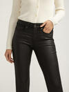 Suki Mid Rise Slim Bootcut Coated Jeans image number 3