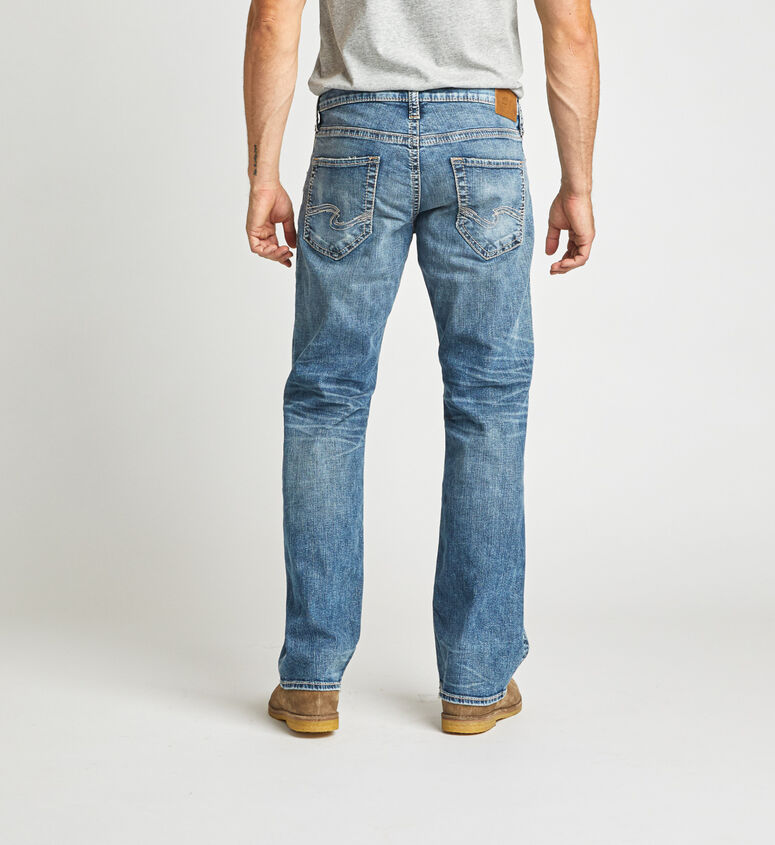 Zac Relaxed Fit Straight Leg Jeans - Silver Jeans US