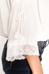 Peasant Shirt W/lace, , hi-res image number 2