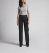 Highly Desirable High Rise Trouser Leg Jeans, Black, hi-res image number 0