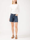 Suki Mid Rise Long Shorts image number 0