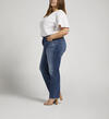 Frisco High Rise Straight Leg Jeans Plus Size, Indigo, hi-res image number 2