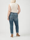 Girlfriend Mid Rise Skinny Luxe Stretch Jeans Plus Size, , hi-res image number 1