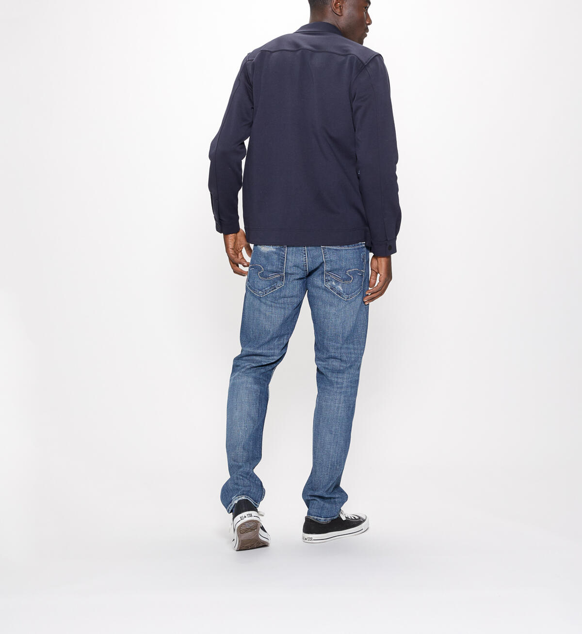 Eddie Tapered Mens Dark Wash, , hi-res image number 1