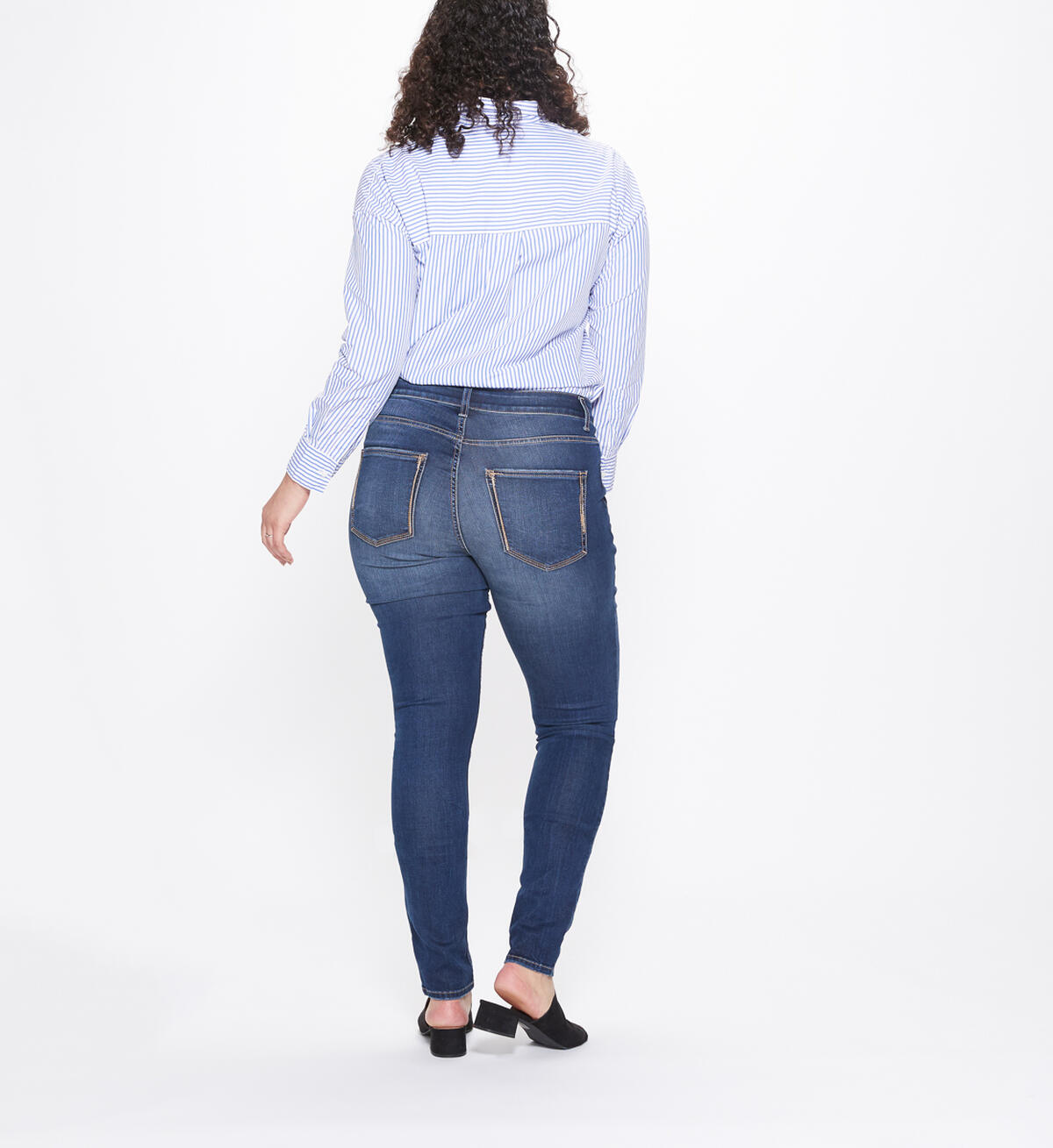 Avery Super Skinny High Rise Dark Wash, , hi-res image number 1