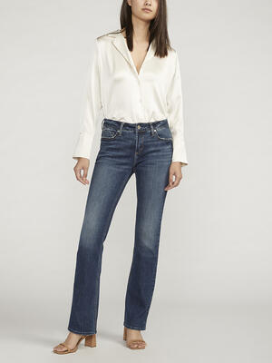 Elyse Mid Rise Slim Bootcut Jeans