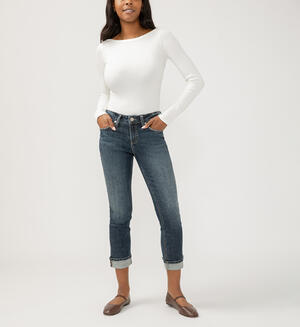 Suki Mid Rise Straight Leg Jeans