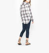 Stevie - Basic Plaid Shirt With Frayed Hem, , hi-res image number 1