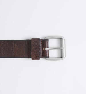 Pebbled Leather Mens Belt