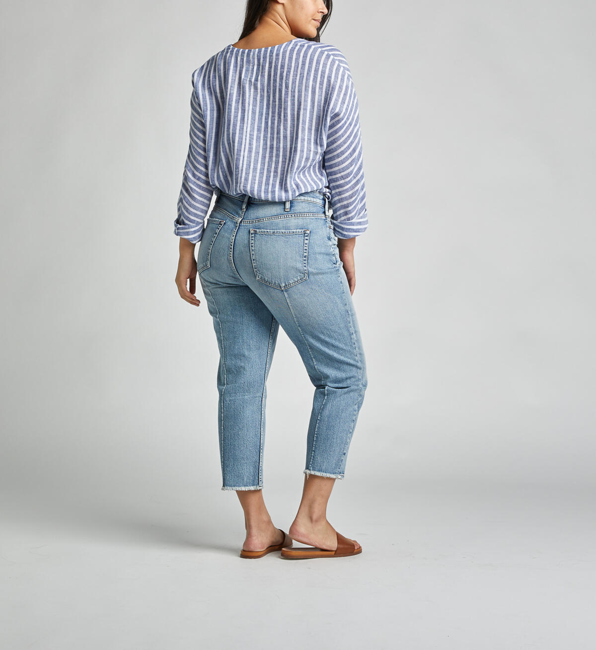 Frisco High-Rise Vintage Straight Crop Jeans, , hi-res image number 1