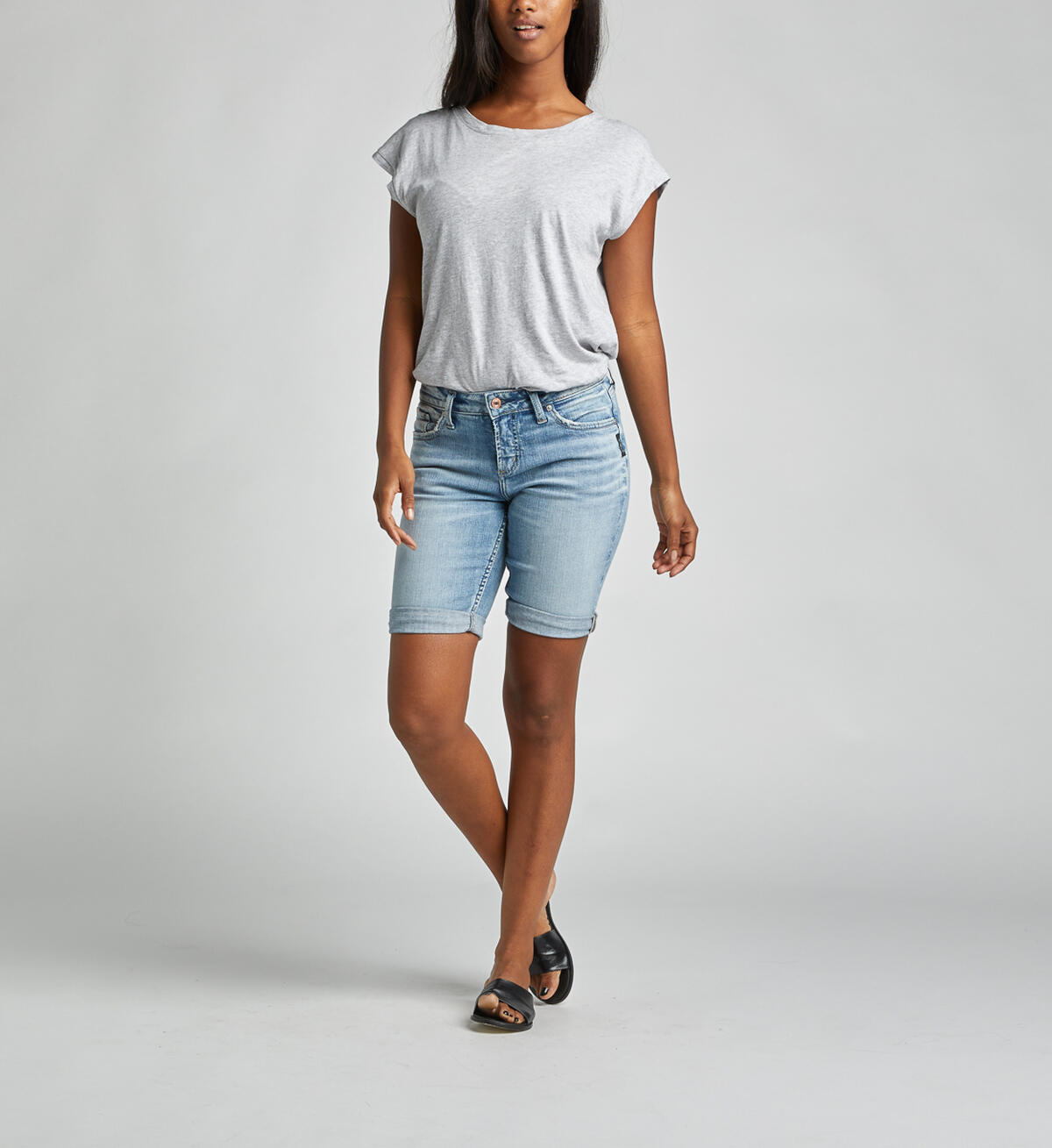 Suki Mid-Rise Curvy Bermuda Short, , hi-res image number 3