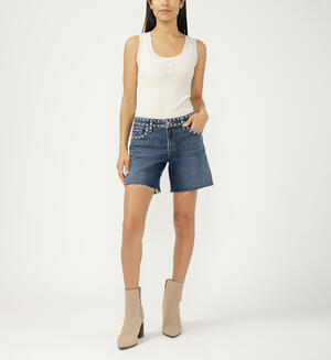 Suki Mid Rise Long Shorts