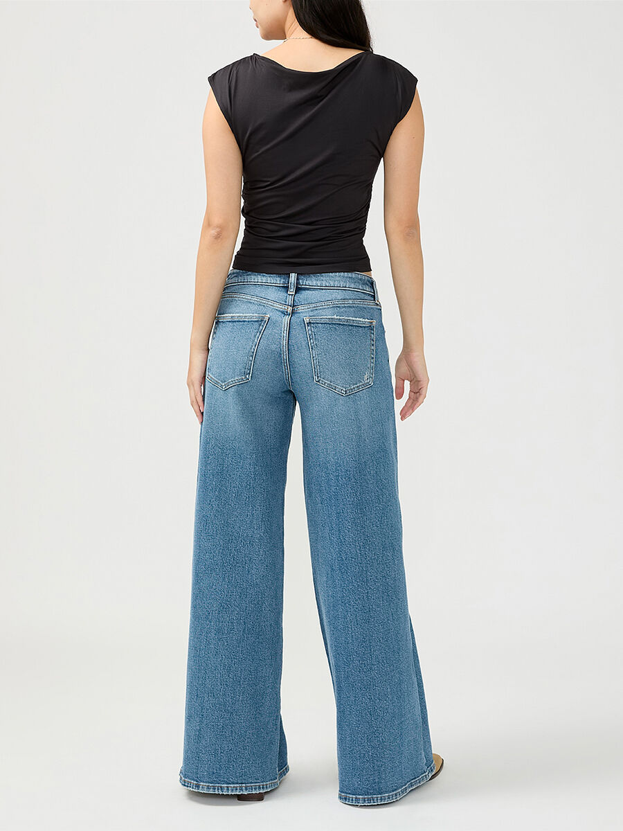 hime Buy 90s Baggy Skater Low Rise Wide Leg Jeans for USD 94.00