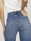 Vintage Patch Pocket Wide Leg High Rise Jeans, , hi-res image number 3