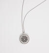 Silver-Tone Spinner Pendant Necklace, Silver, hi-res image number 2