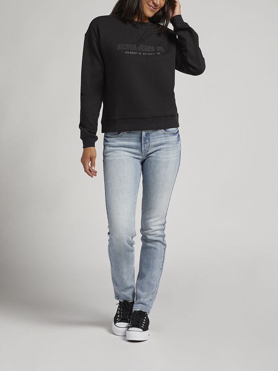 Buy Women's Crewneck Sweatshirt for USD 48.00 | Silver Jeans