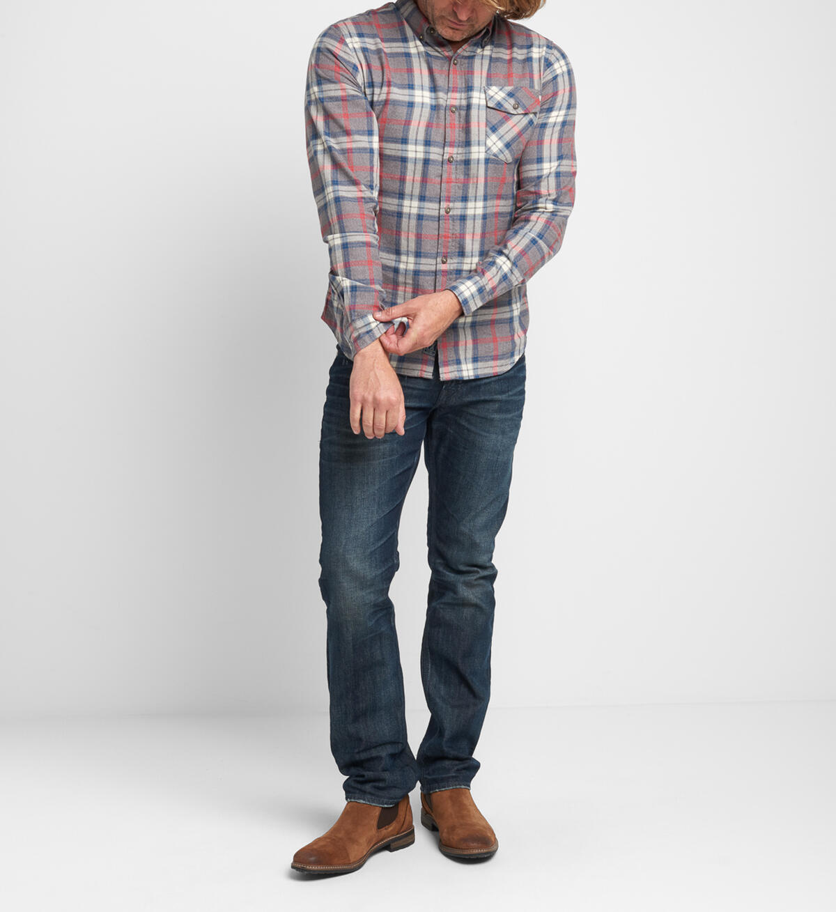 Bronx Plaid Button-Down Shirt, , hi-res image number 2