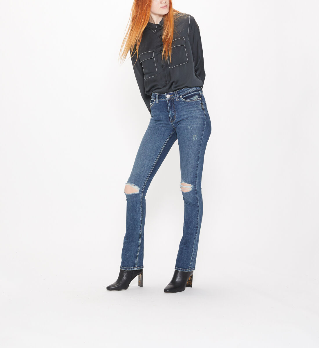Silver bleecker discount jeans