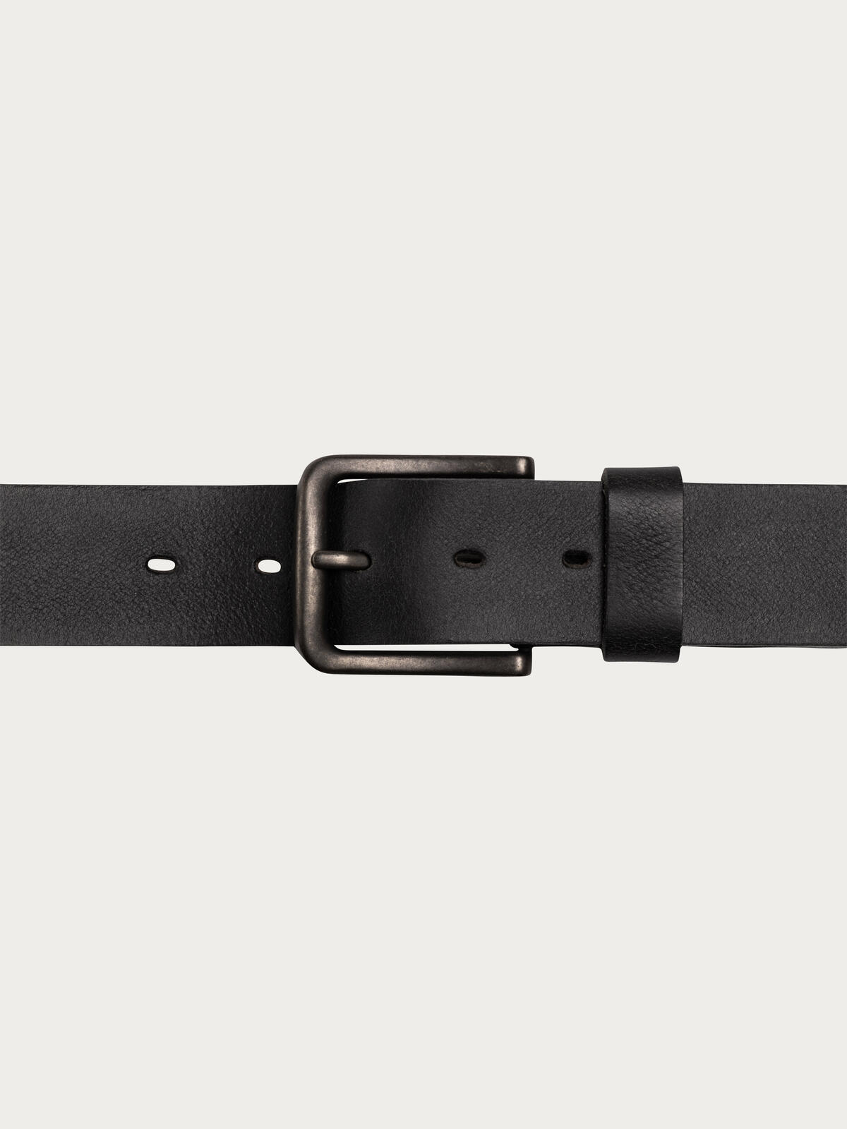 Men's 40mm Genuine Leather Belt with Stich Detail image number 0