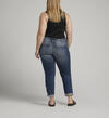 Boyfriend Mid Rise Slim Leg Jeans Plus Size, Indigo, hi-res image number 1