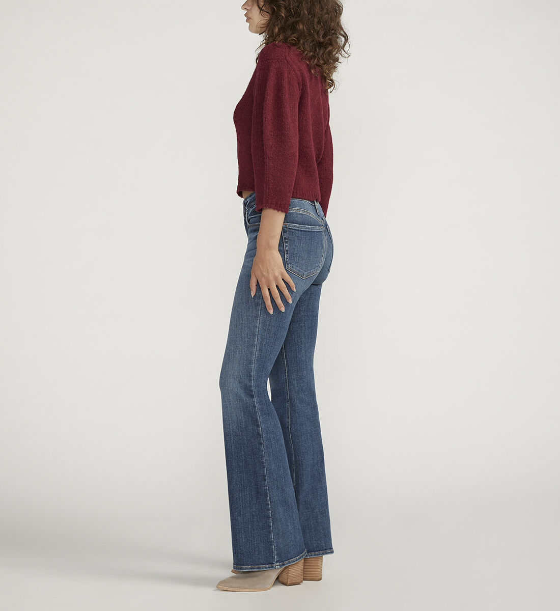 Buy Most Wanted Mid Rise Flare Jeans for USD 78.00 Silver Jeans