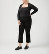 Suki Mid Rise Kick Flare Luxe Stretch Jeans Plus Size, , hi-res image number 2