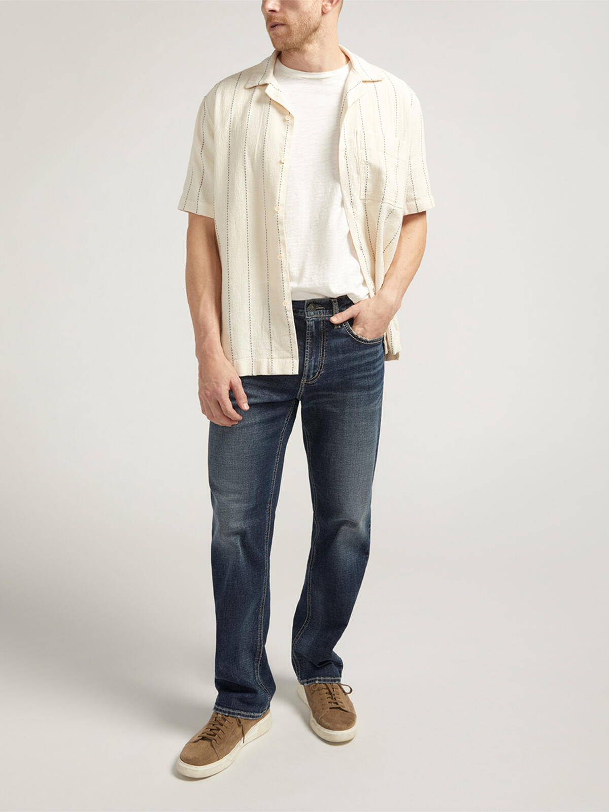 Grayson Classic Fit Straight Leg Jeans, , hi-res image number 0