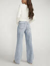 Highly Desirable High Rise Trouser Leg Jeans, Indigo, hi-res image number 2