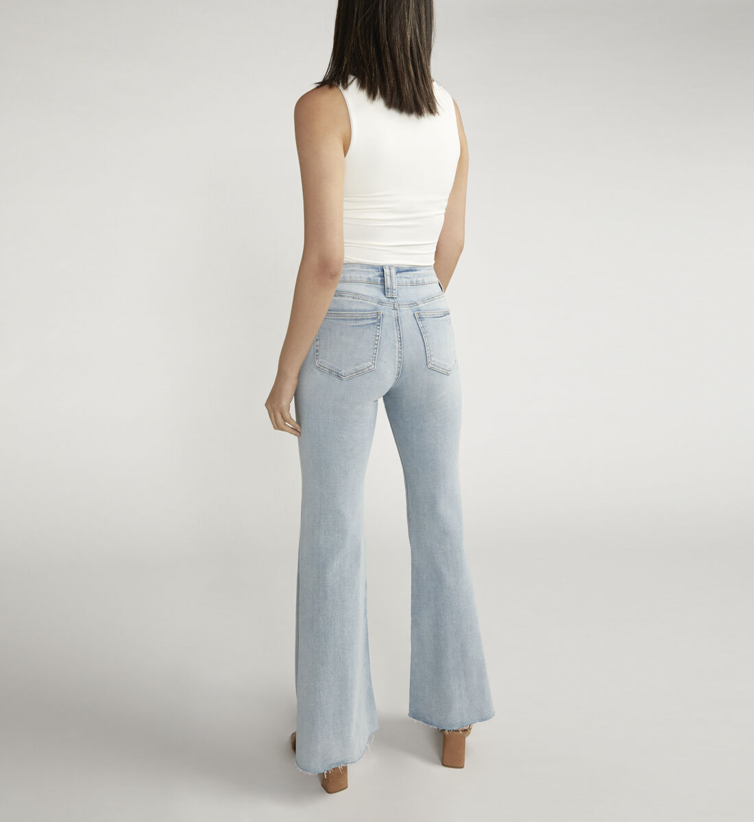Mid waist flare jeans clearance
