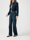 Highly Desirable High Rise Trouser Leg Jeans, , hi-res image number 2