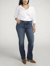 Elyse Mid Rise Slim Bootcut Jeans Plus Size, , hi-res image number 0