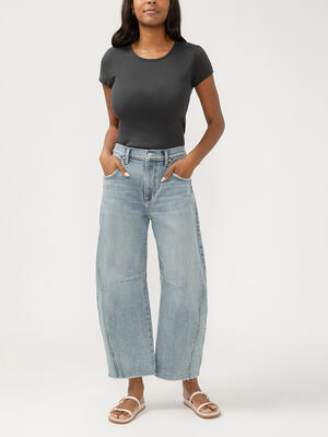 High Rise Horseshoe Jeans