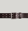 Men's Genuine Leather Belt with Soft Pliable Feel, Dark Brown, hi-res image number 1