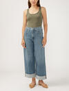 Be Easy High Rise Cropped Wide Leg Jeans, , hi-res image number 0