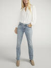 Elyse Mid Rise Slim Bootcut Jeans, , hi-res image number 0