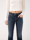 Boyfriend Mid Rise Slim Leg Jeans, , hi-res image number 3